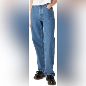 Dickies Women's Straight-Leg Fit Blue Jeans